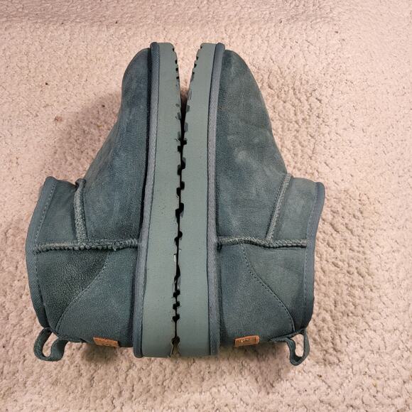 UGG Women's Classic Ultra Mini blue size women's bootie size 9 - Picture 3 of 8